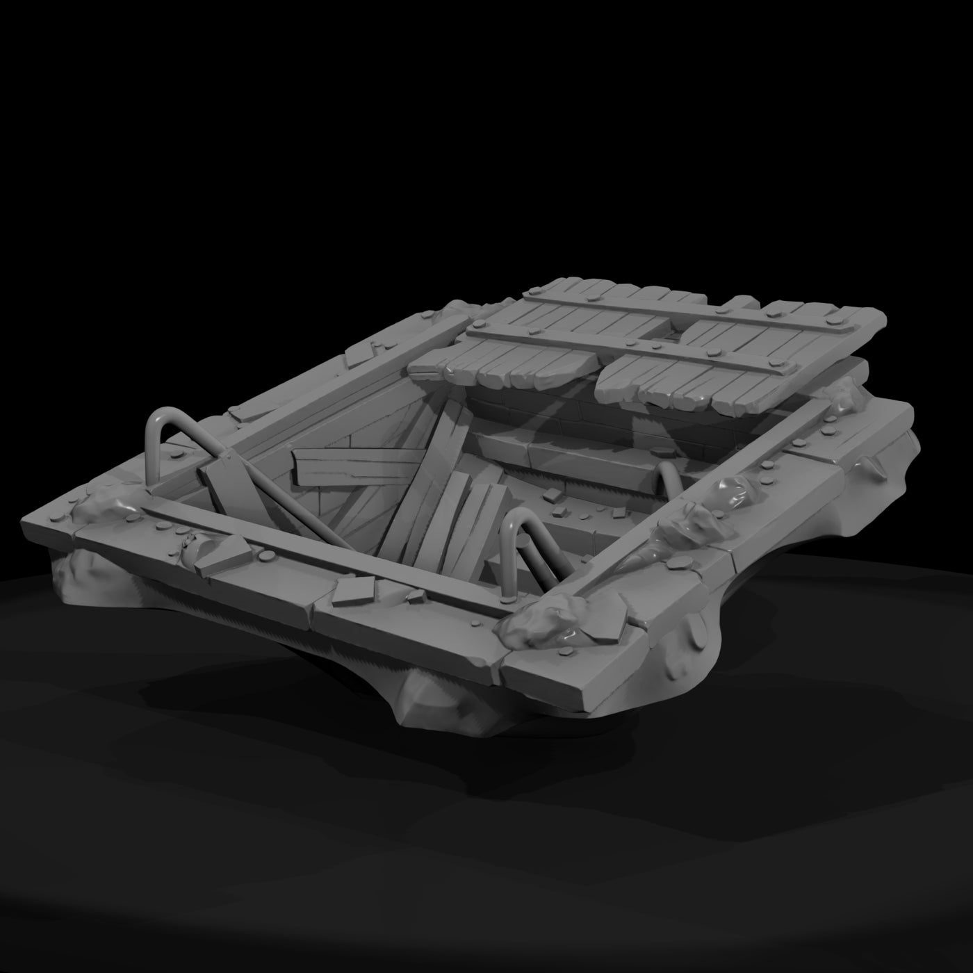 ruined-cellar-entrance-low-poly-diorama-terrain-875855