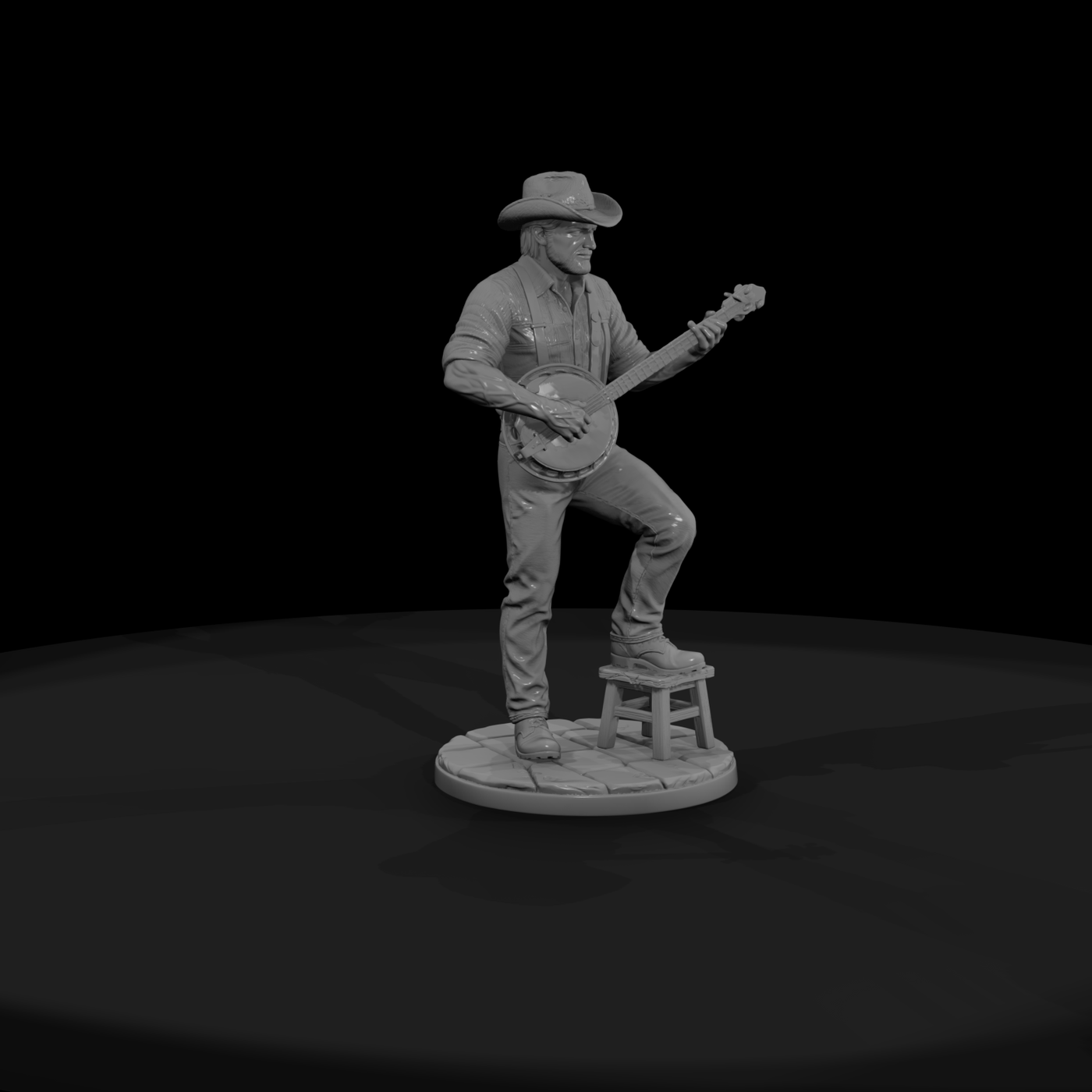 Poparc 0142 Bluegrass Banjo Player