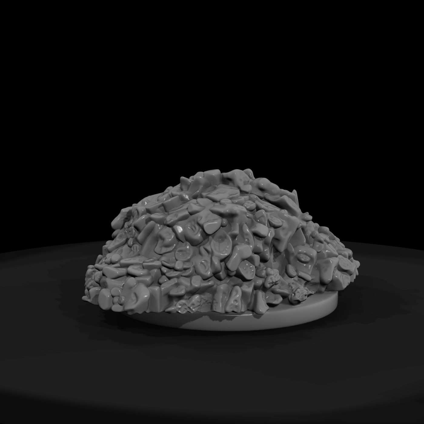 Stylized Crushed Gravel Pile 3D Model Wlhq5Qo2