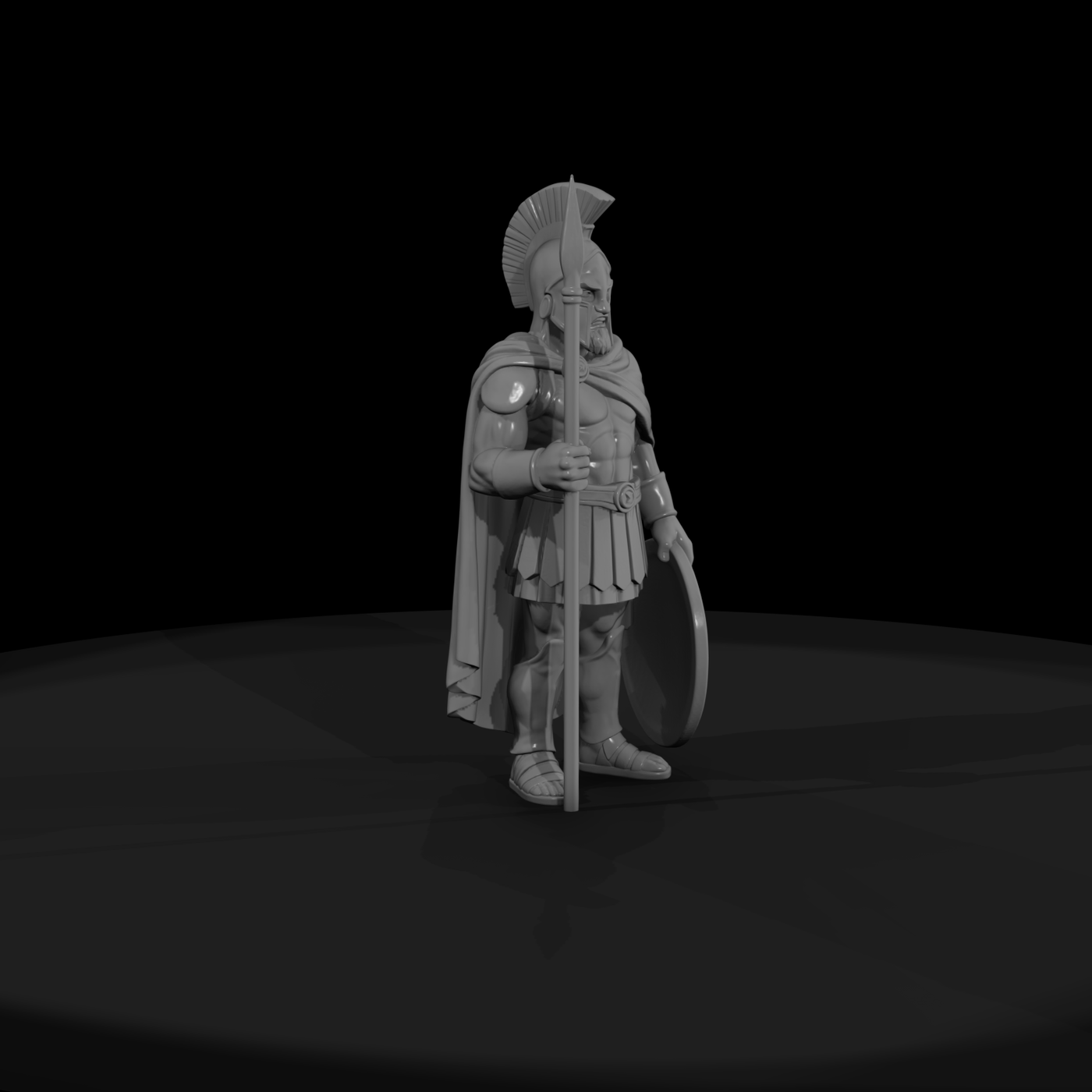 Hist 0017 Historical Leonidas I Miniature Figure