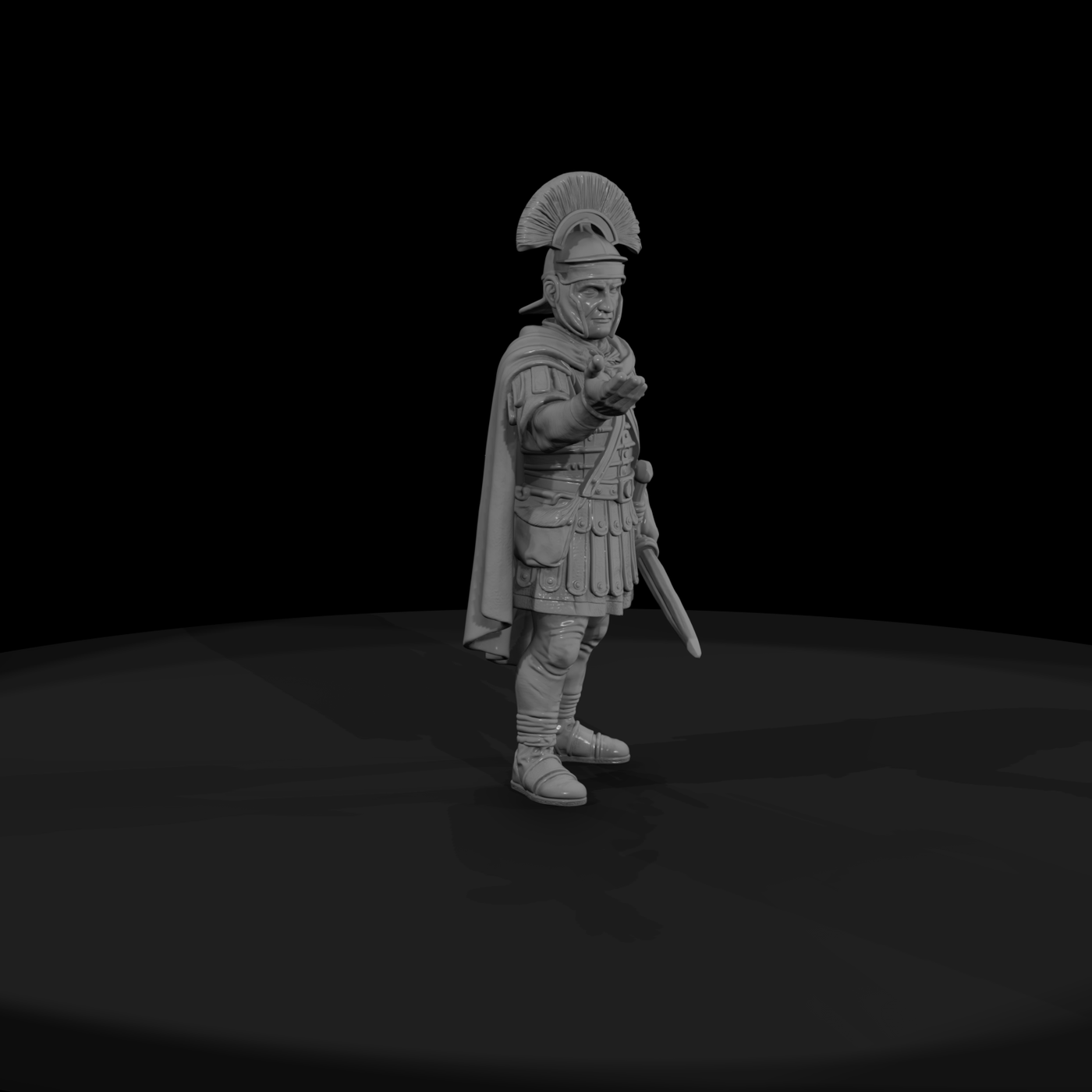 Hist 0206 Roman Legionary Centurion Miniature Figu