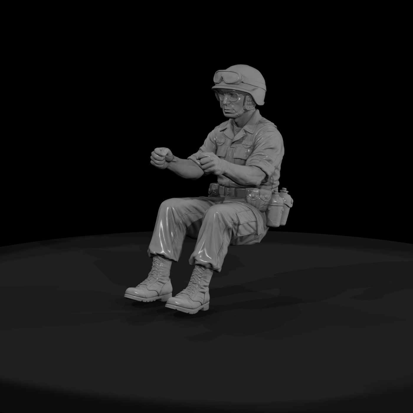 Vn Army 009 Vietnam U S Army Truck Driver Figure