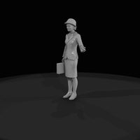 1920s-train-passengers-woman-with-case-holding-out-hand — thumbnail 2