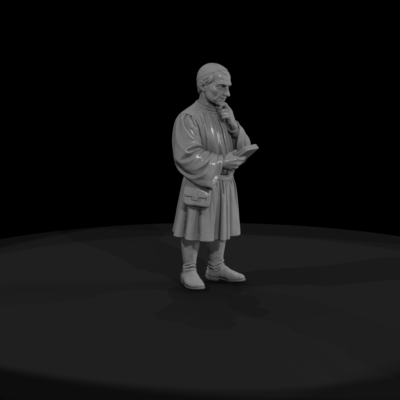 Hist 0135 Historical Niccolo Machiavelli Miniature
