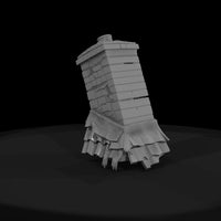 stylized-damaged-brick-chimney-roof-section-050612 — thumbnail 3