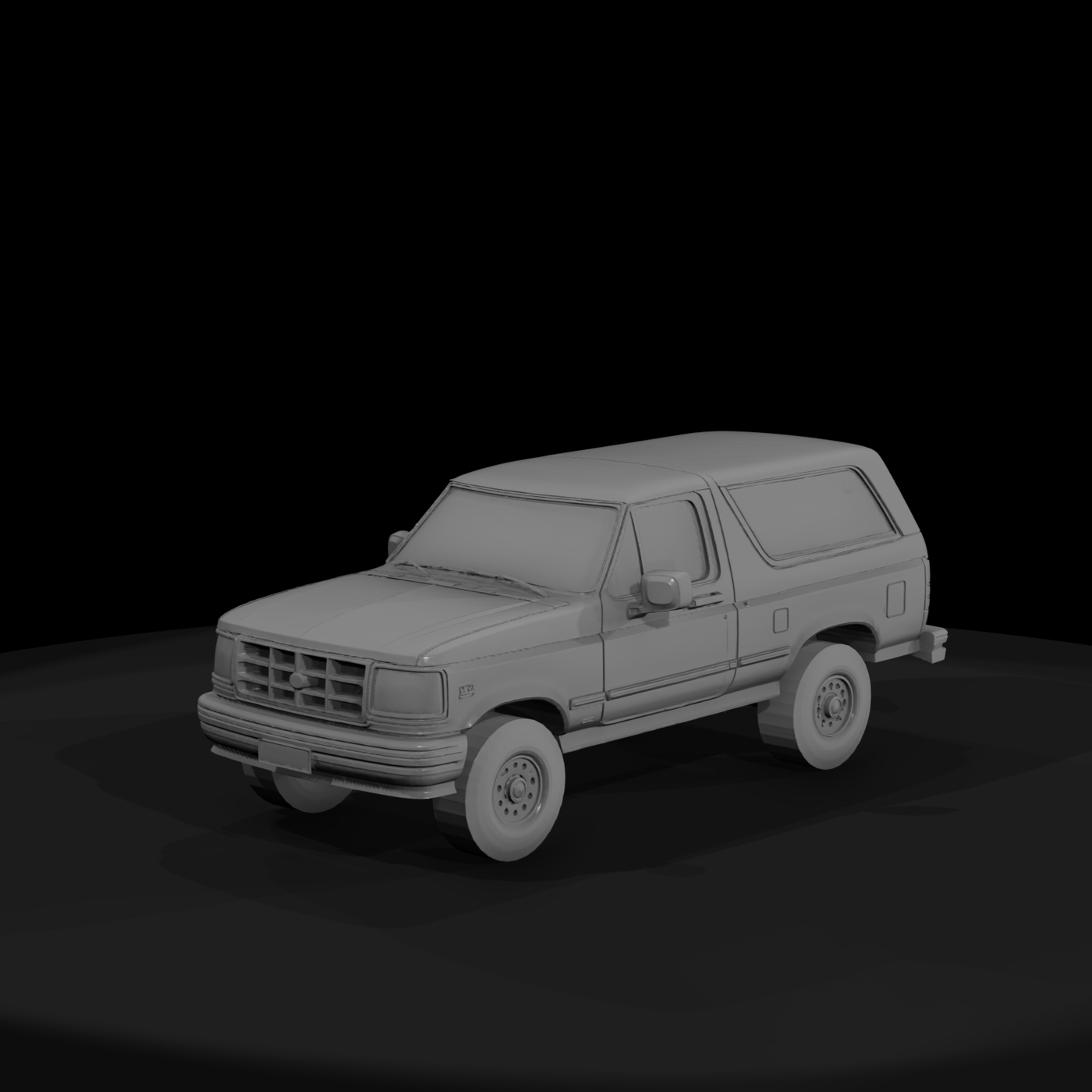 Bronco-style SUV — & Train Layout Vehicle