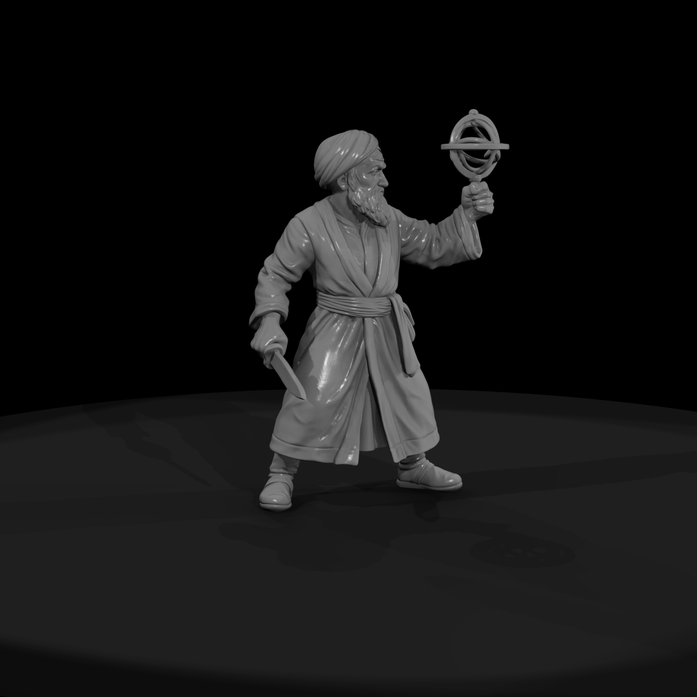 Hist 0079 Historical Al Biruni Miniature Figure