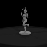 Costume Party Bunny in a Black Corset — thumbnail 3