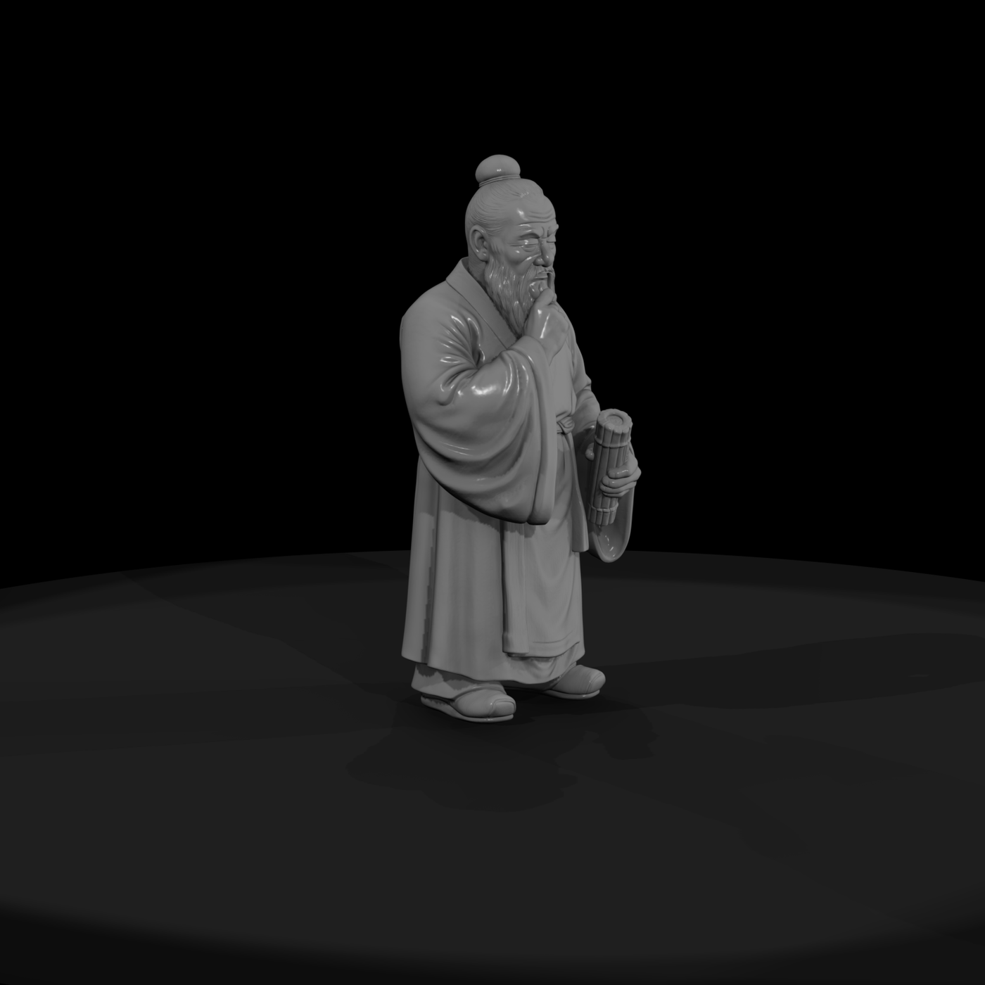 Hist 0048 Historical Confucius Miniature Figure