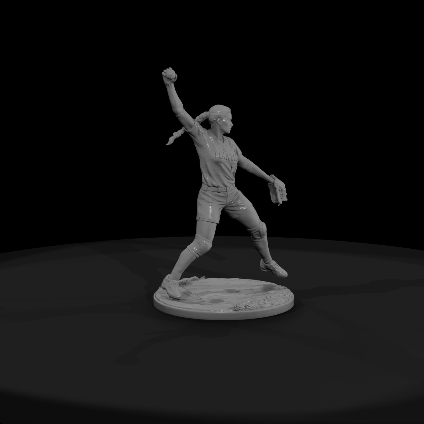 Poparc 0317 Softball Windmill Pitcher Alternate Po