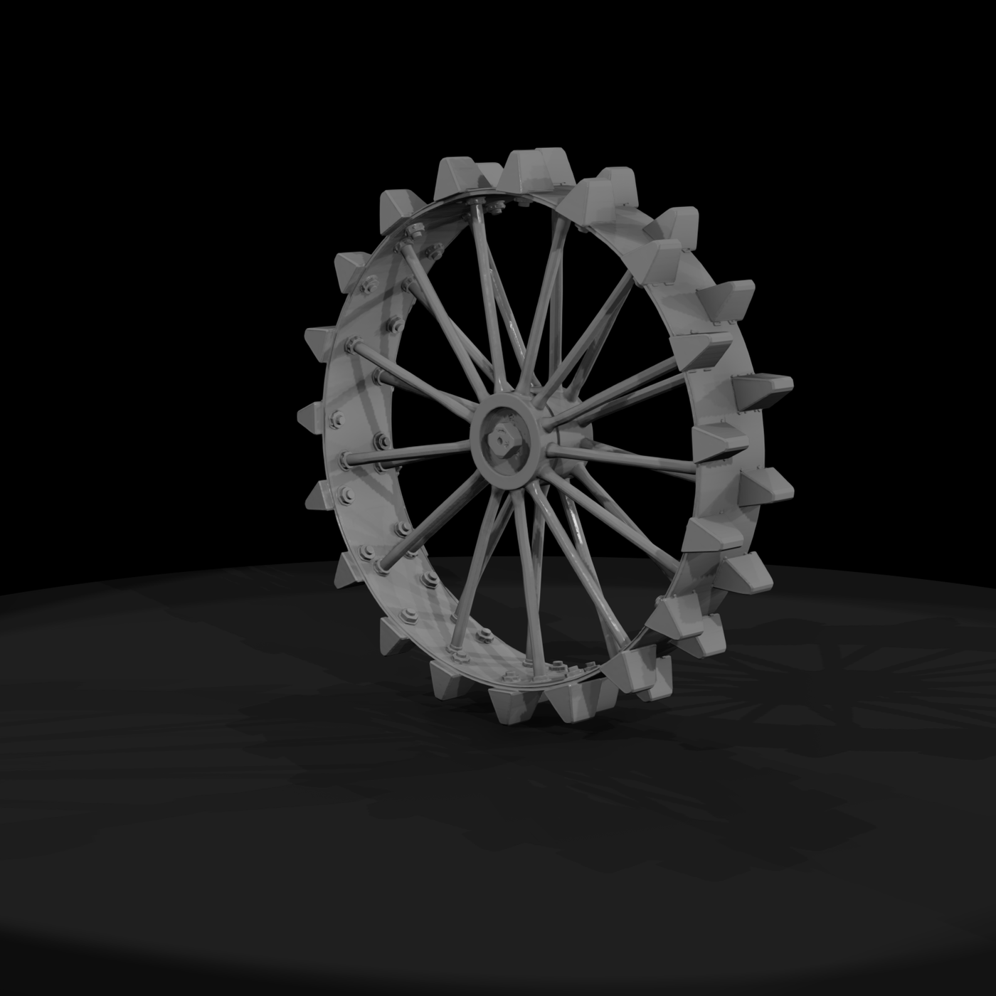 Lugged Tractor Wheel — Farm