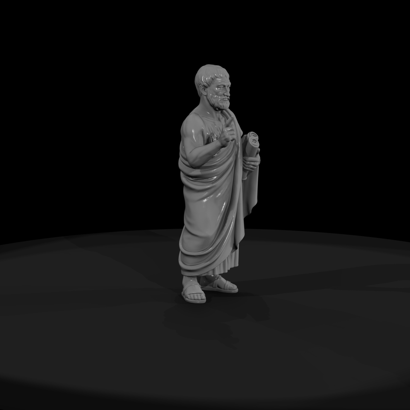 Hist 0023 Historical Aristotle Miniature Figure