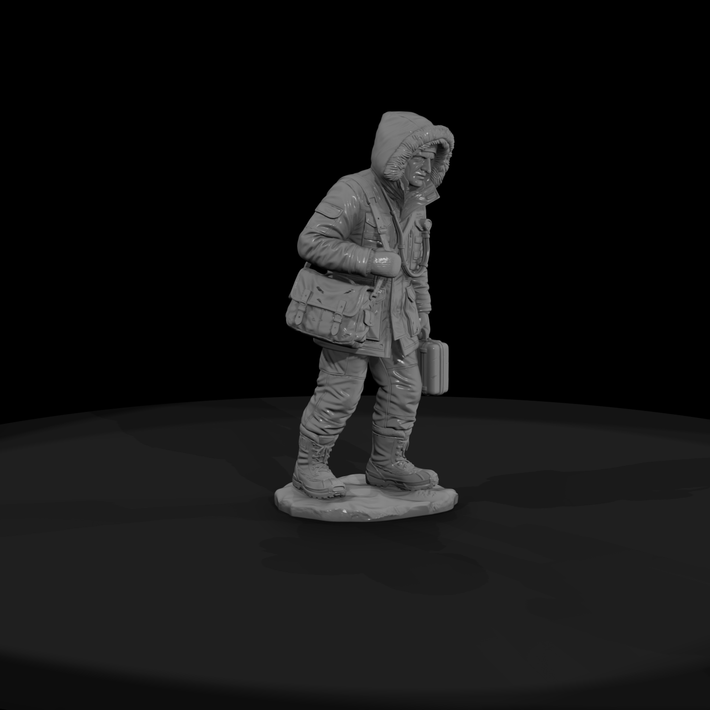Poparc 0024 Snowbound Outpost Doctor