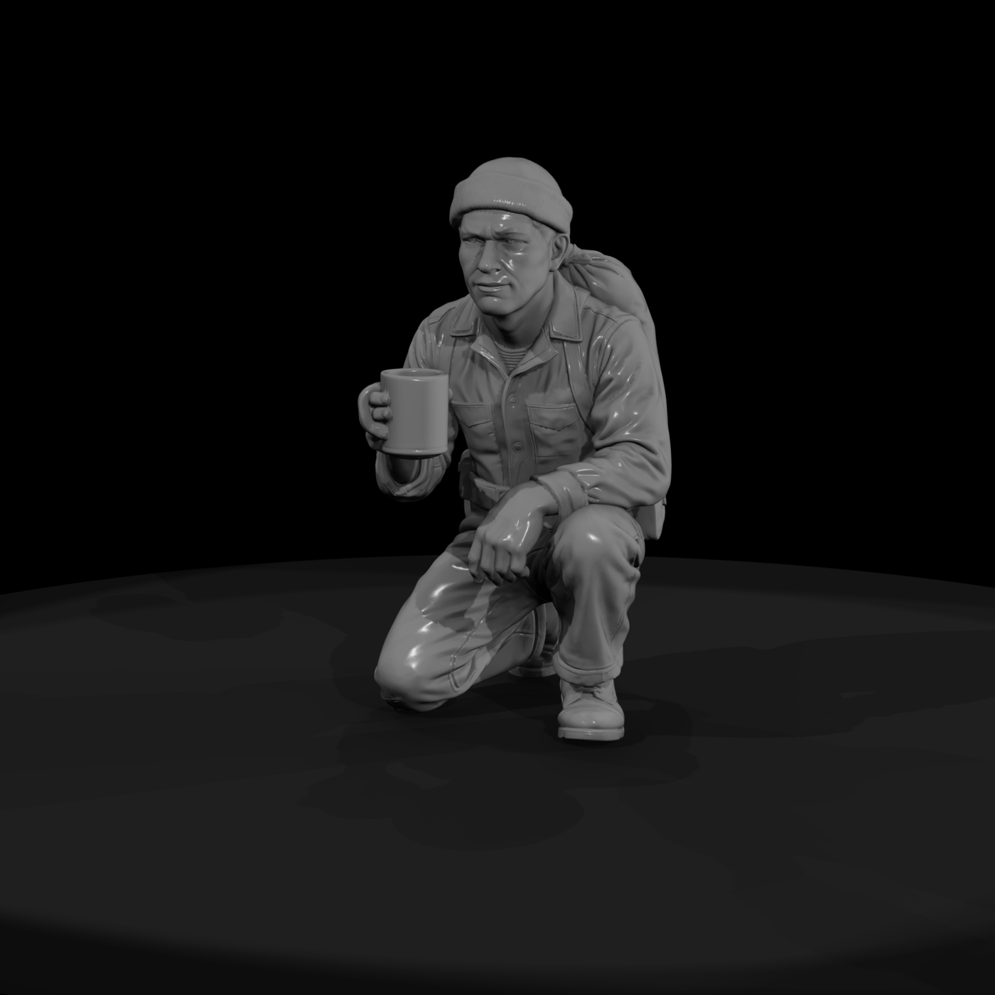 Ww2 Navy 084 Wwii U S Navy Off Watch Sailor Figure