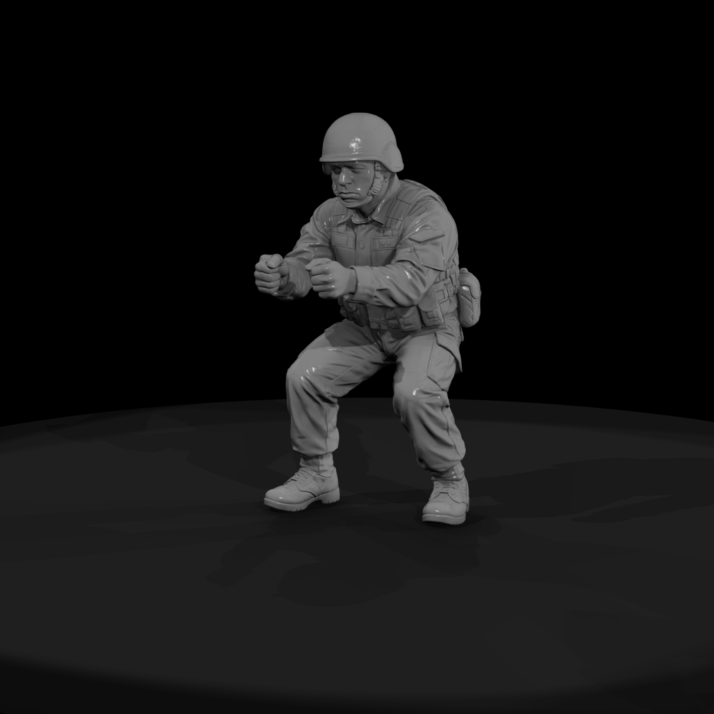 Mod Army 056 Modern U S Army Artillery Crewman Fig