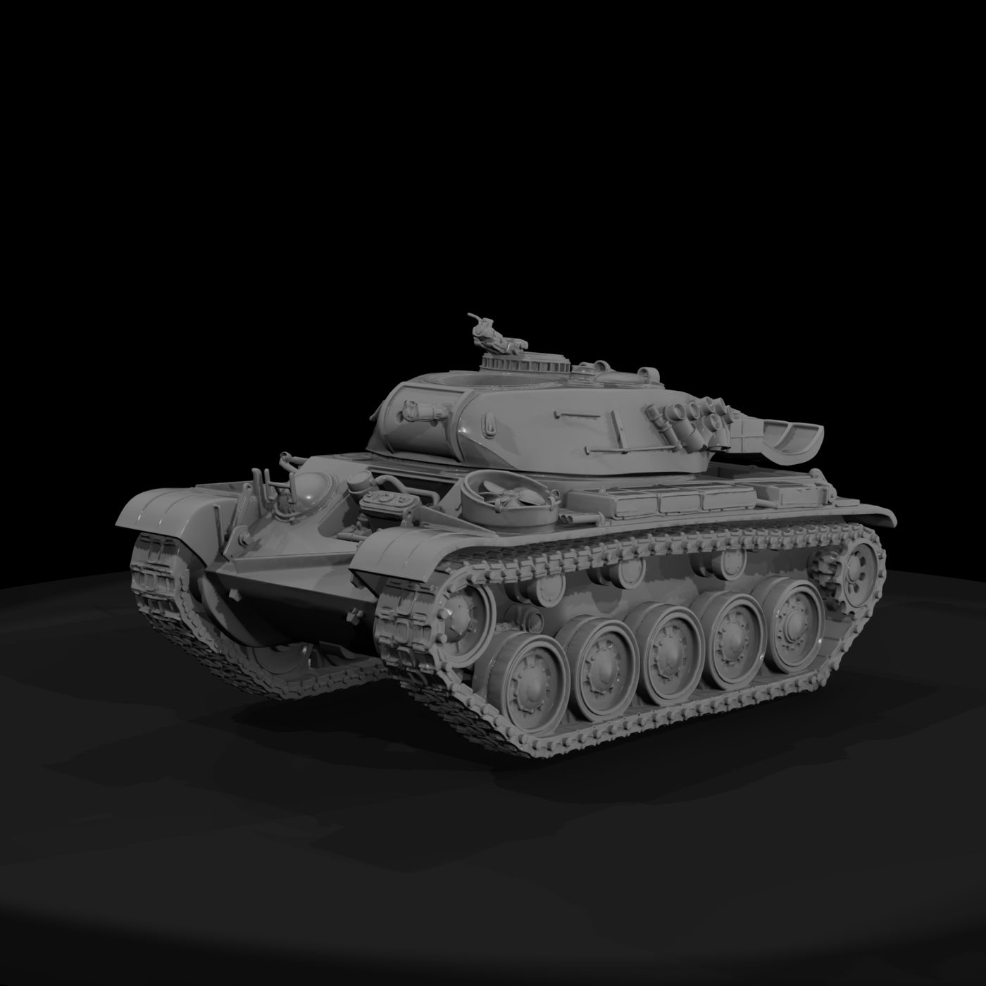 WWII Light Tank — & Railroading