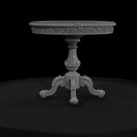 baroque-carved-side-table — thumbnail 5