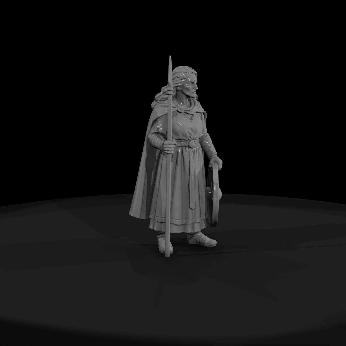 Hist 0043 Historical Boudica Miniature Figure