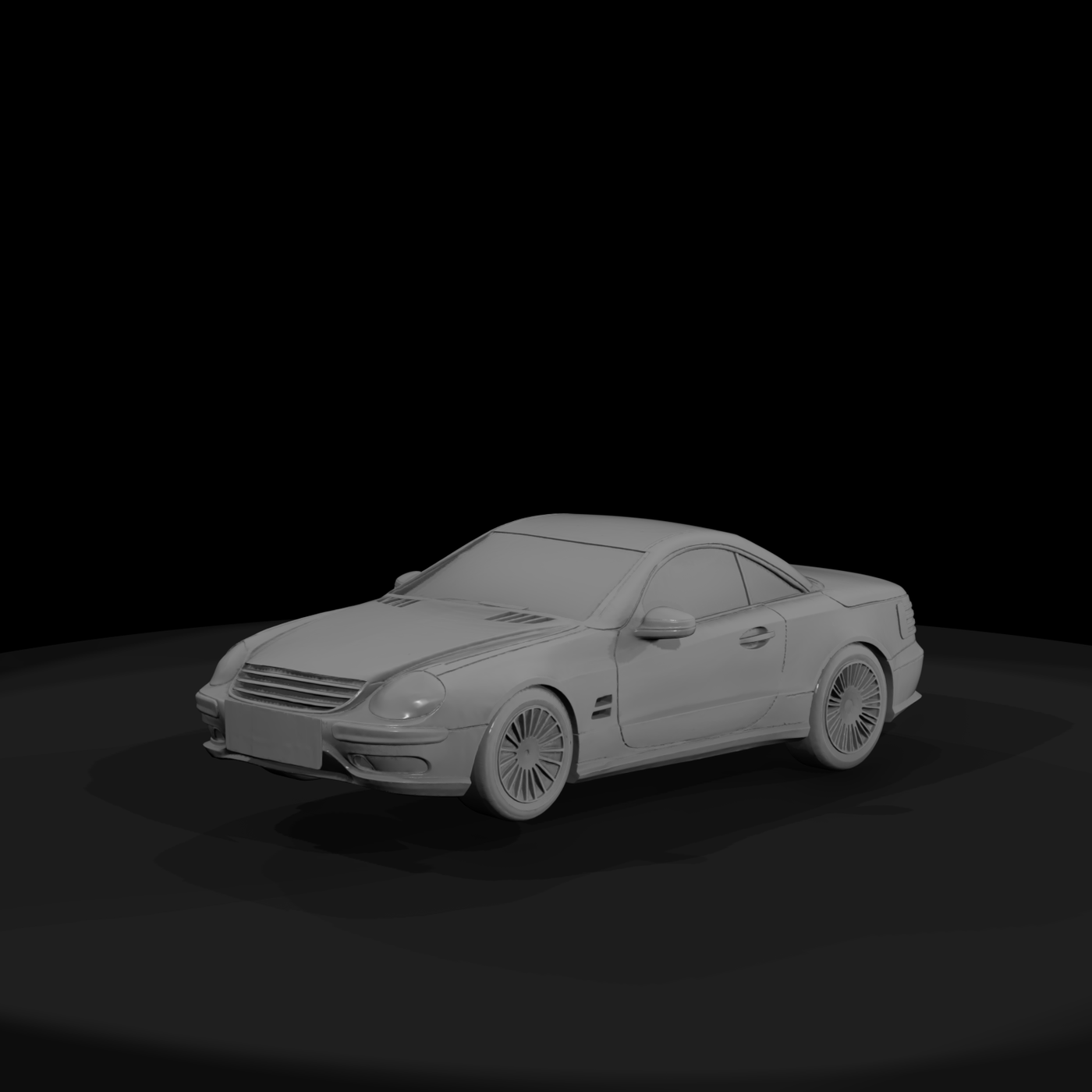 SL-style Convertible Car Body