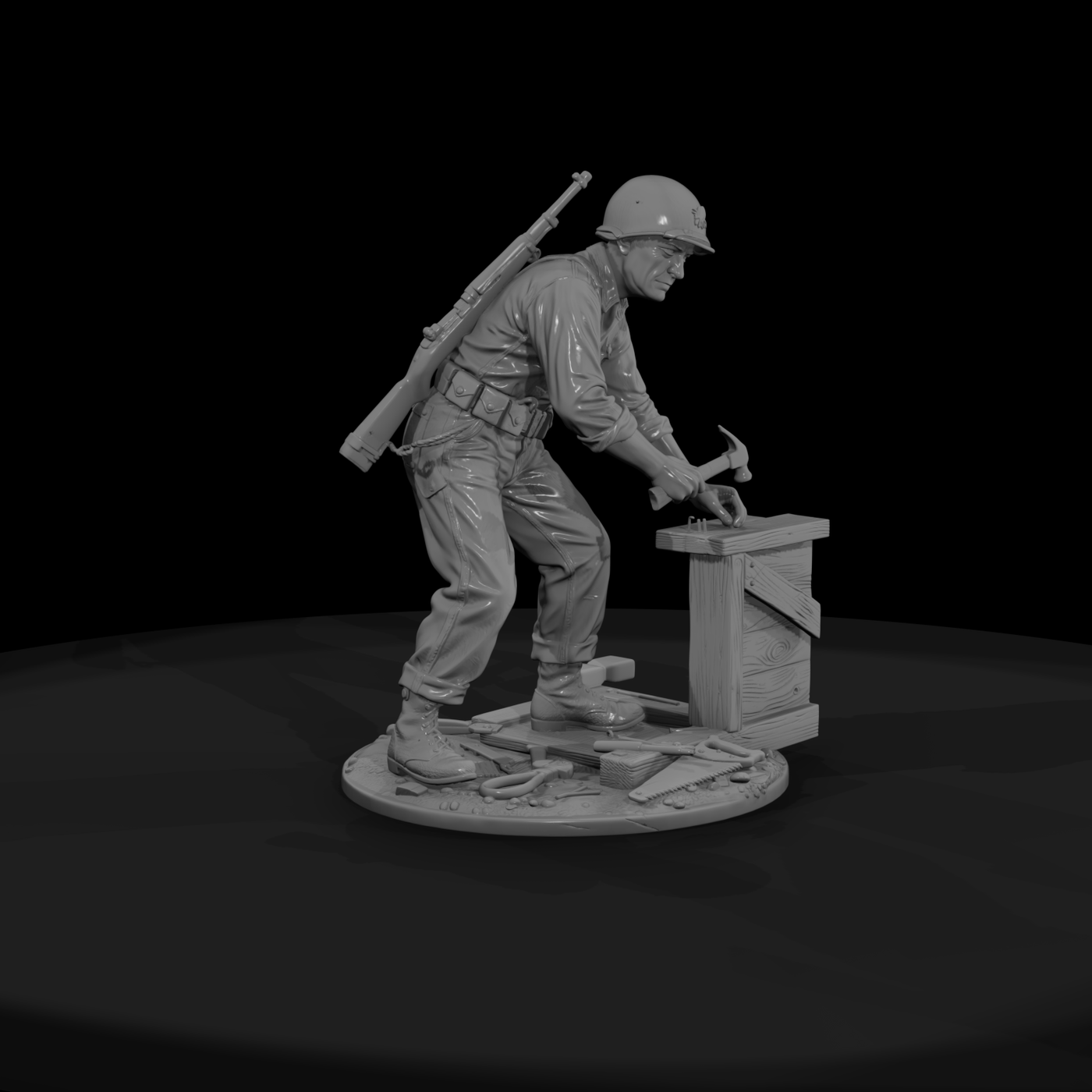 Ww2H 076 United States Seabee Construction Bn