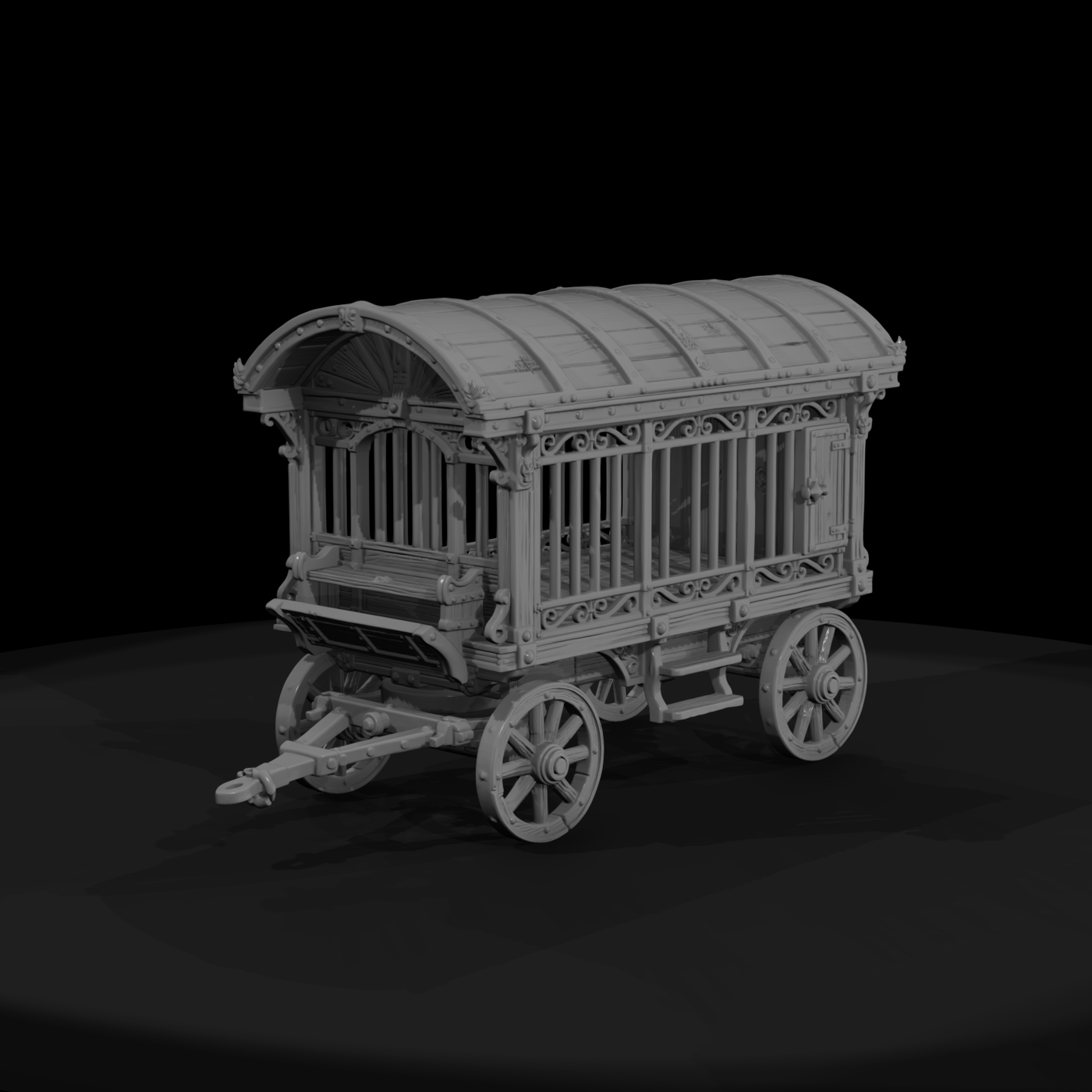 Cir 190 Prop Circus Cage Wagon