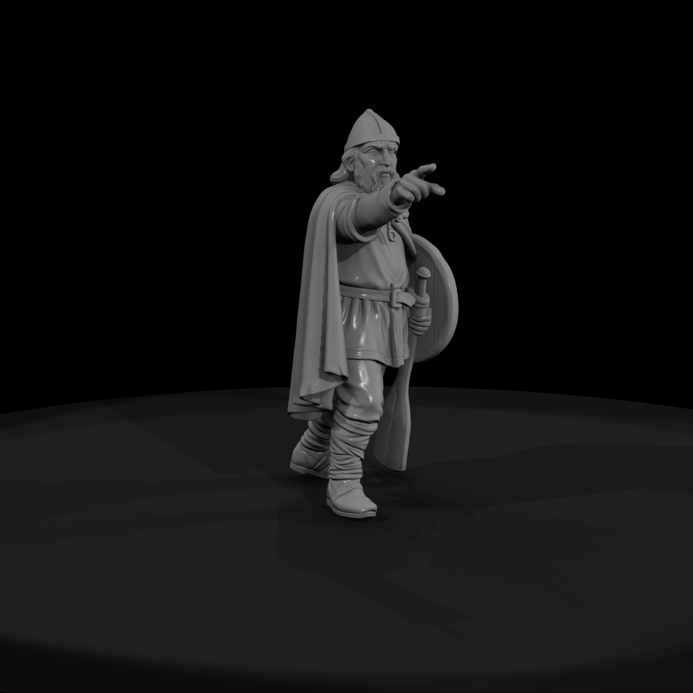 Hist 0092 Historical Leif Erikson Miniature Figure