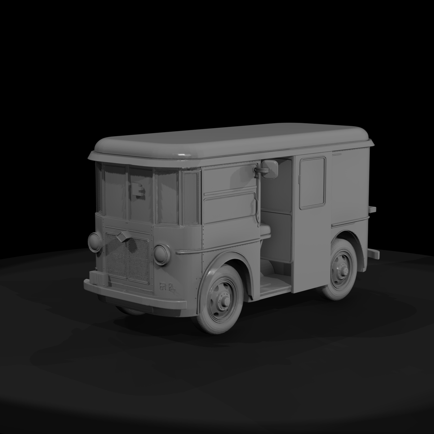 Retro Delivery Van
