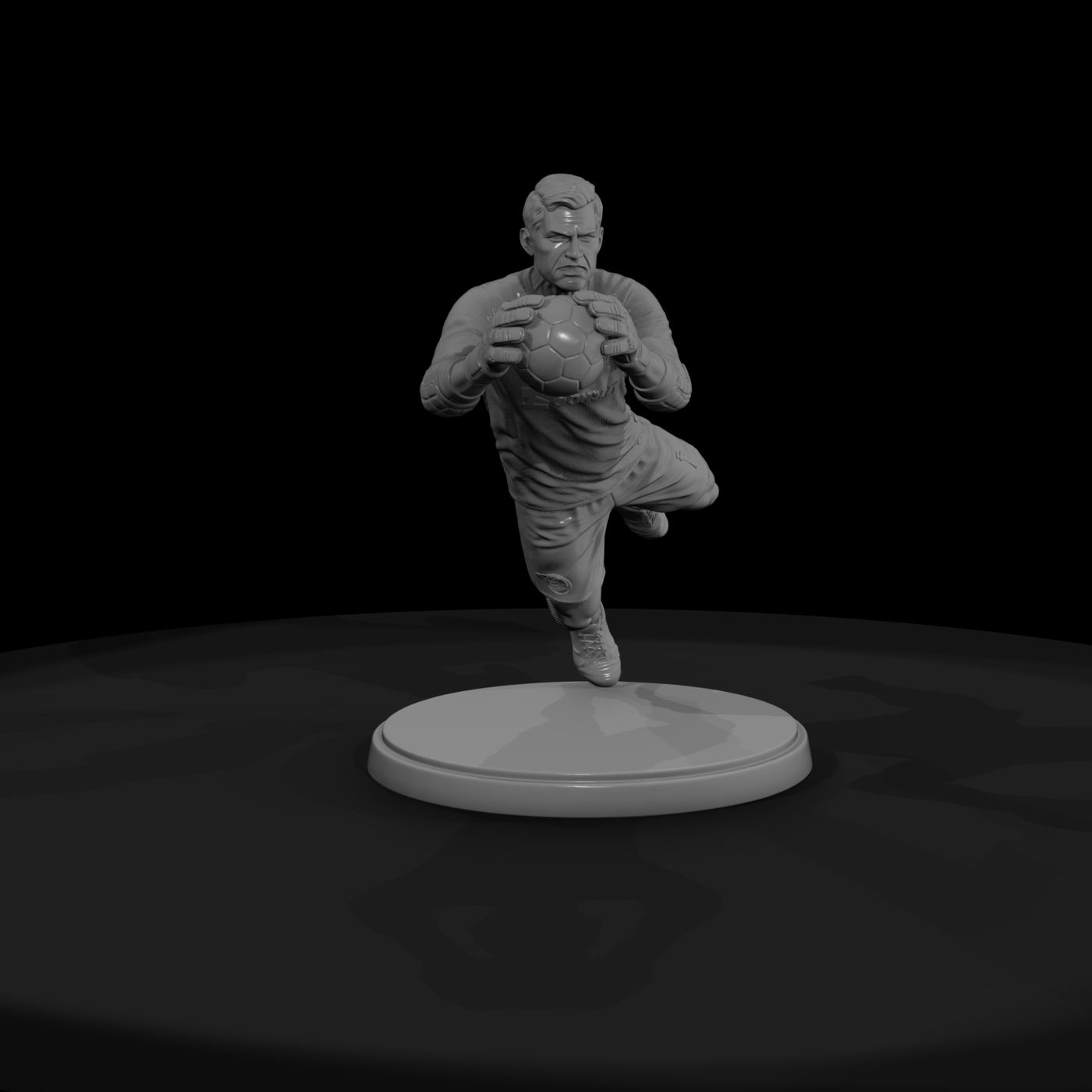Poparc 0279 Soccer Goalkeeper Dive Alternate Pose