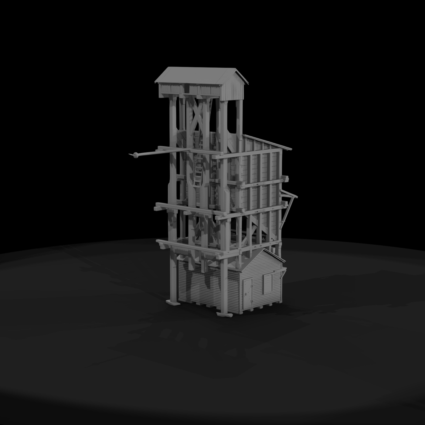 20260612 Wooden Railroad Coal Tower F1Ce776Cdc