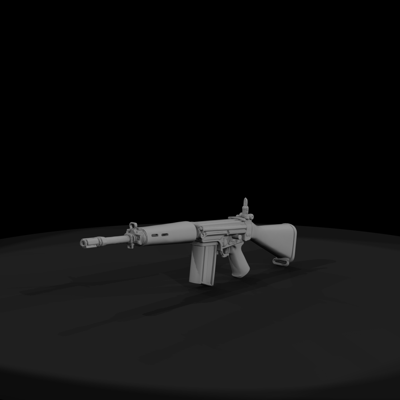 FN FAL Battle Rifle