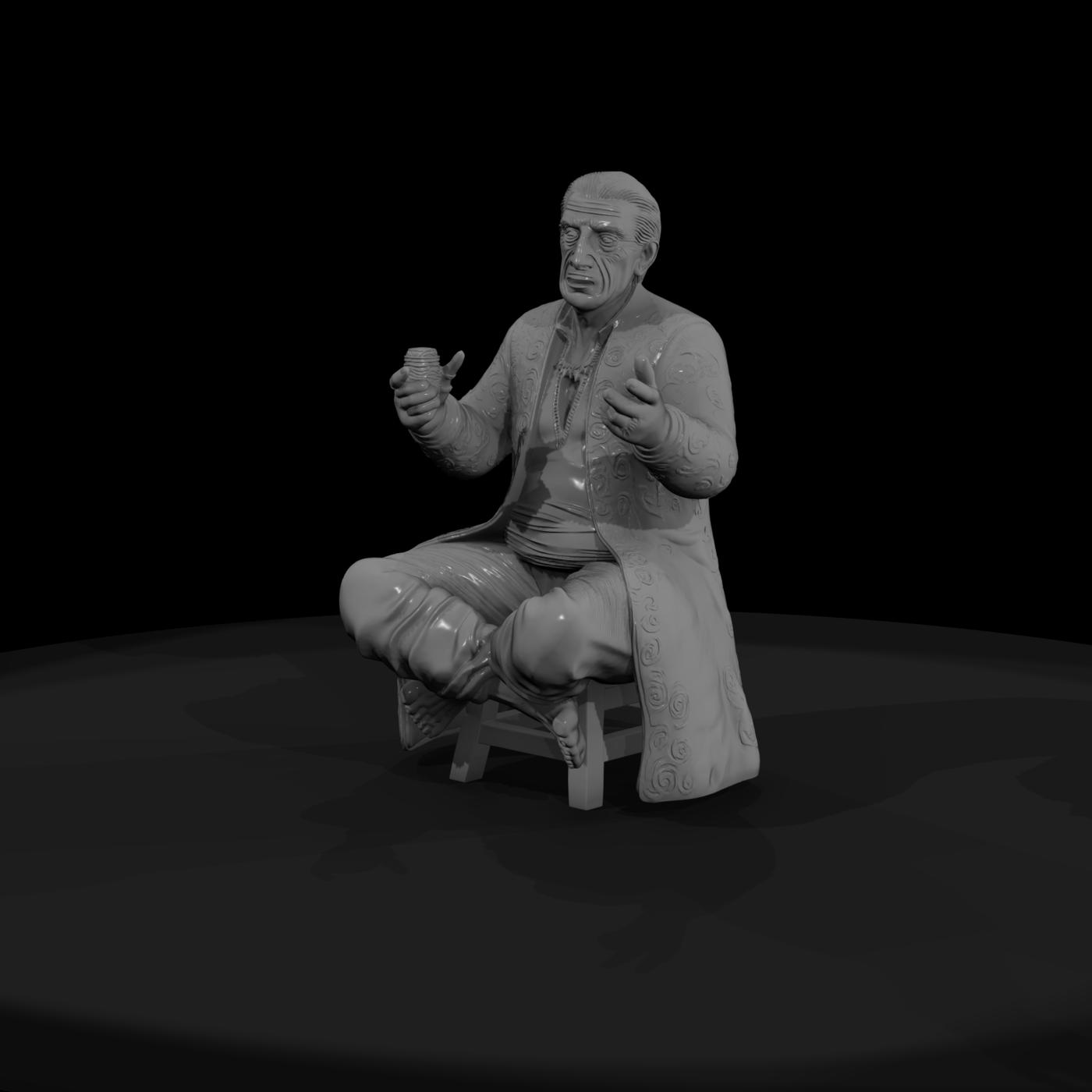Seated Elder Nobleman — Interior