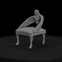 neoclassical-sphinx-accent-stool-miniature-diorama-prop-799650 — thumbnail 3