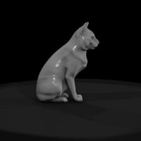 housecat-miniature-set-seated-reclining-cats-ho-1-87-793342 — thumbnail 3