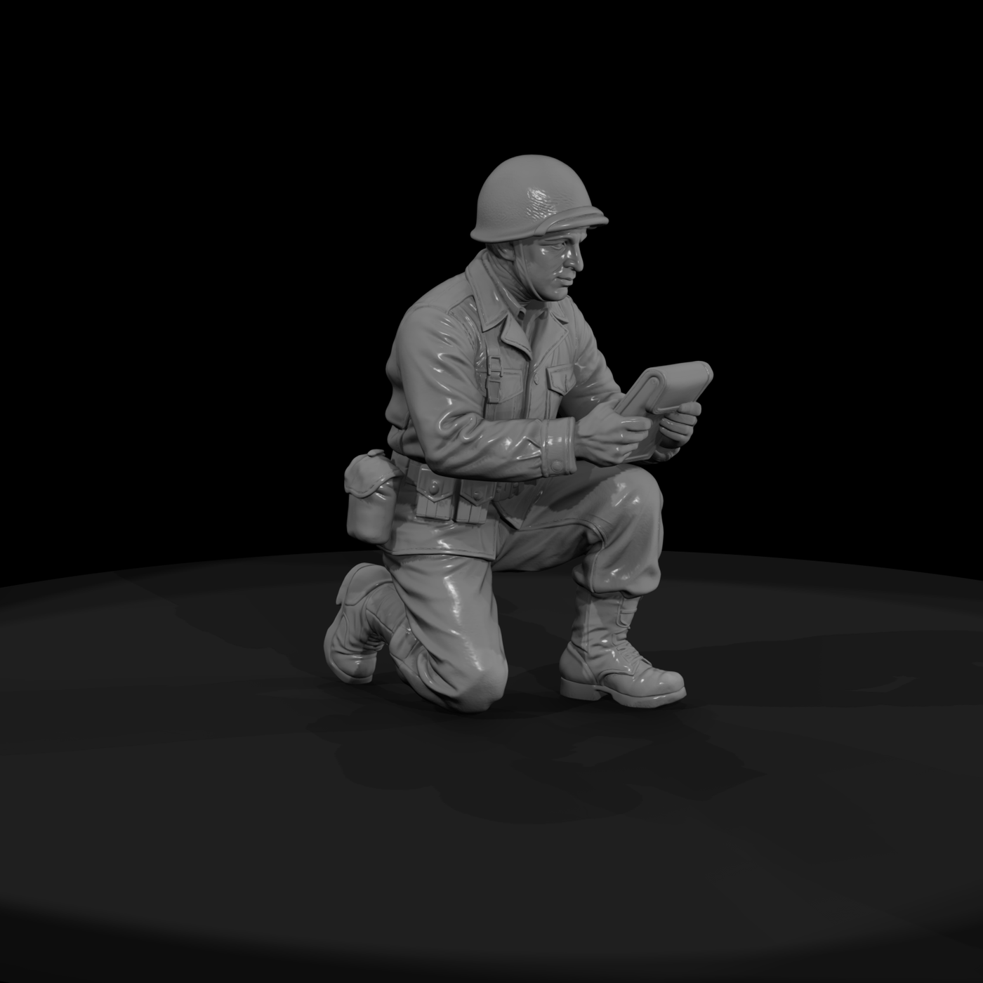 Ww2 Army 094 Wwii U S Army Platoon Leader Figure