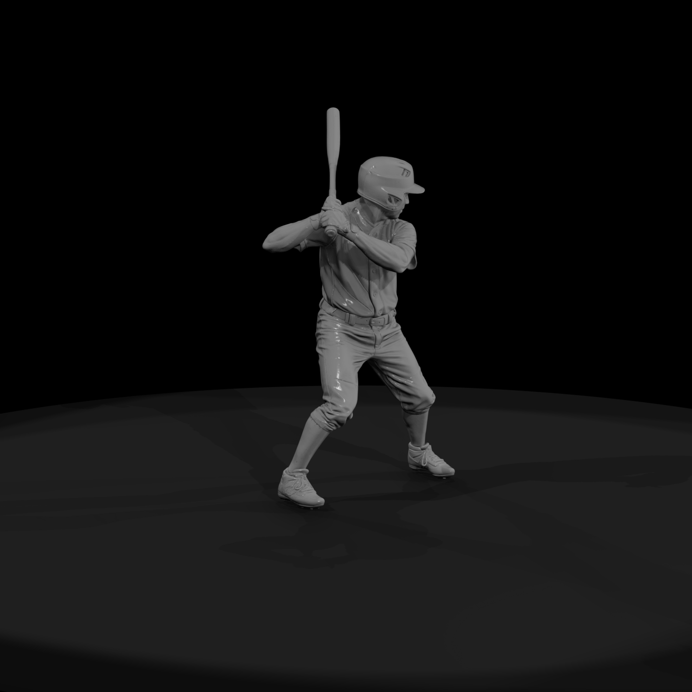 0078 Sports Baseball Batter Stance