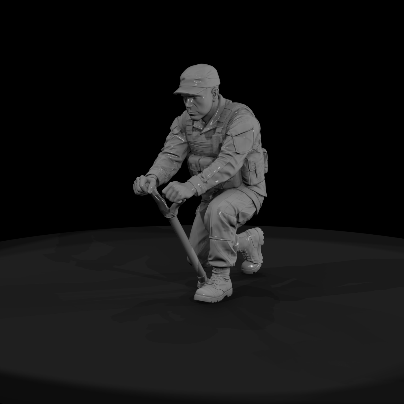 Mod Army 071 Modern U S Army Mortar Crewman Figure