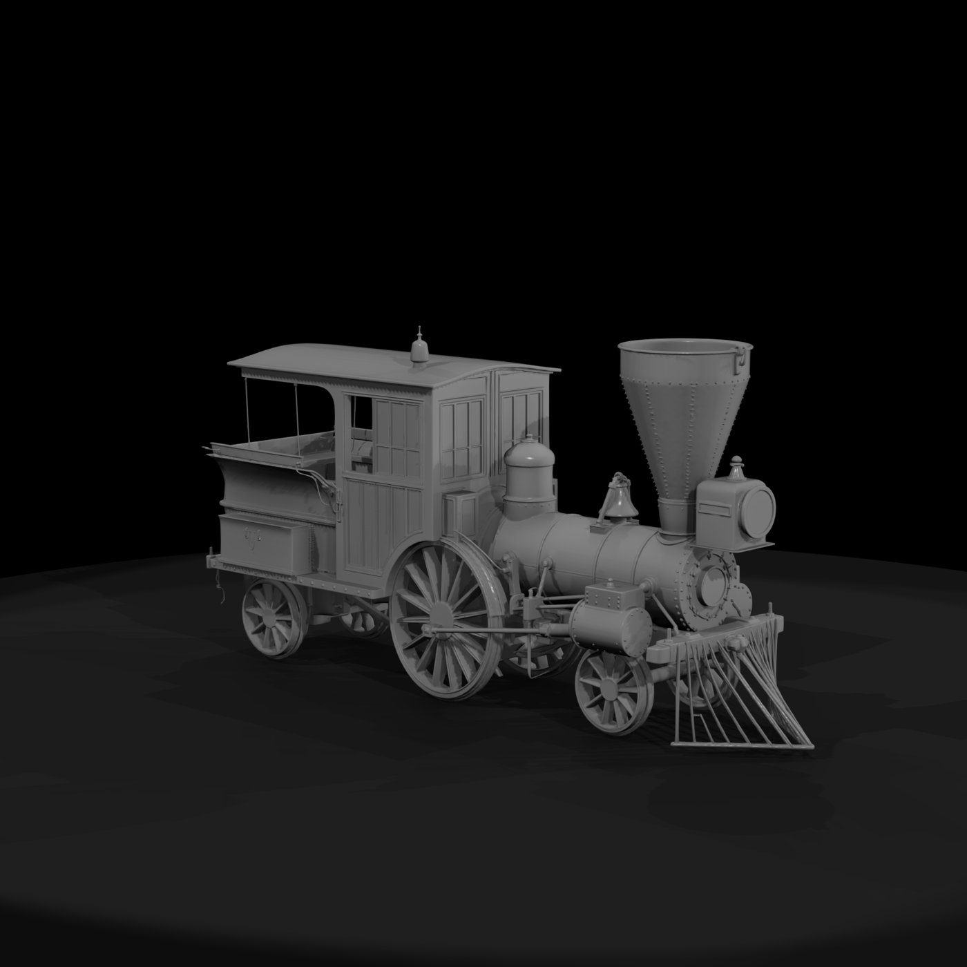 Historic Steam Locomotive for Railway Layouts
