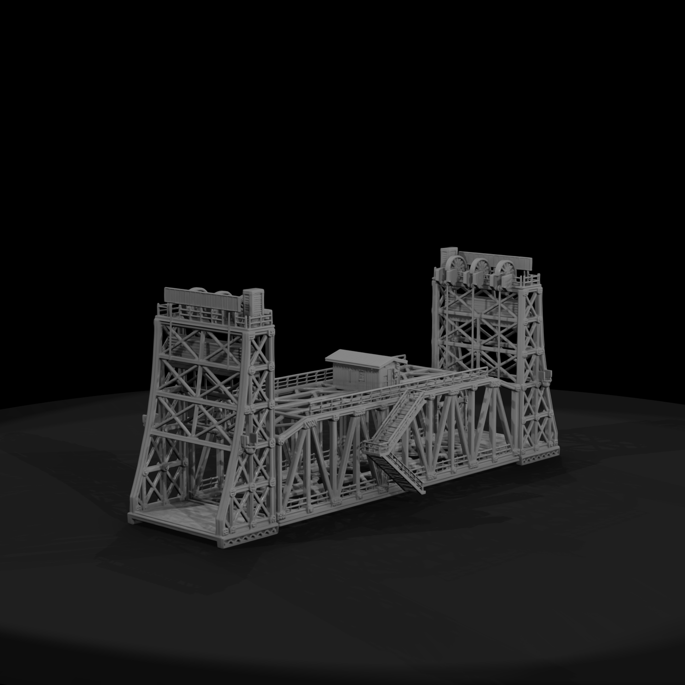 20260612 Truss Lift Bridge Model D07792Edfd