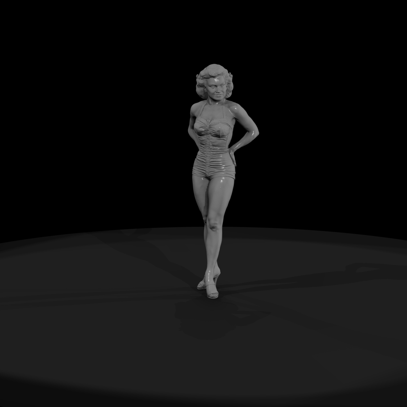 1950s Hollywood Pin-Up Starlet