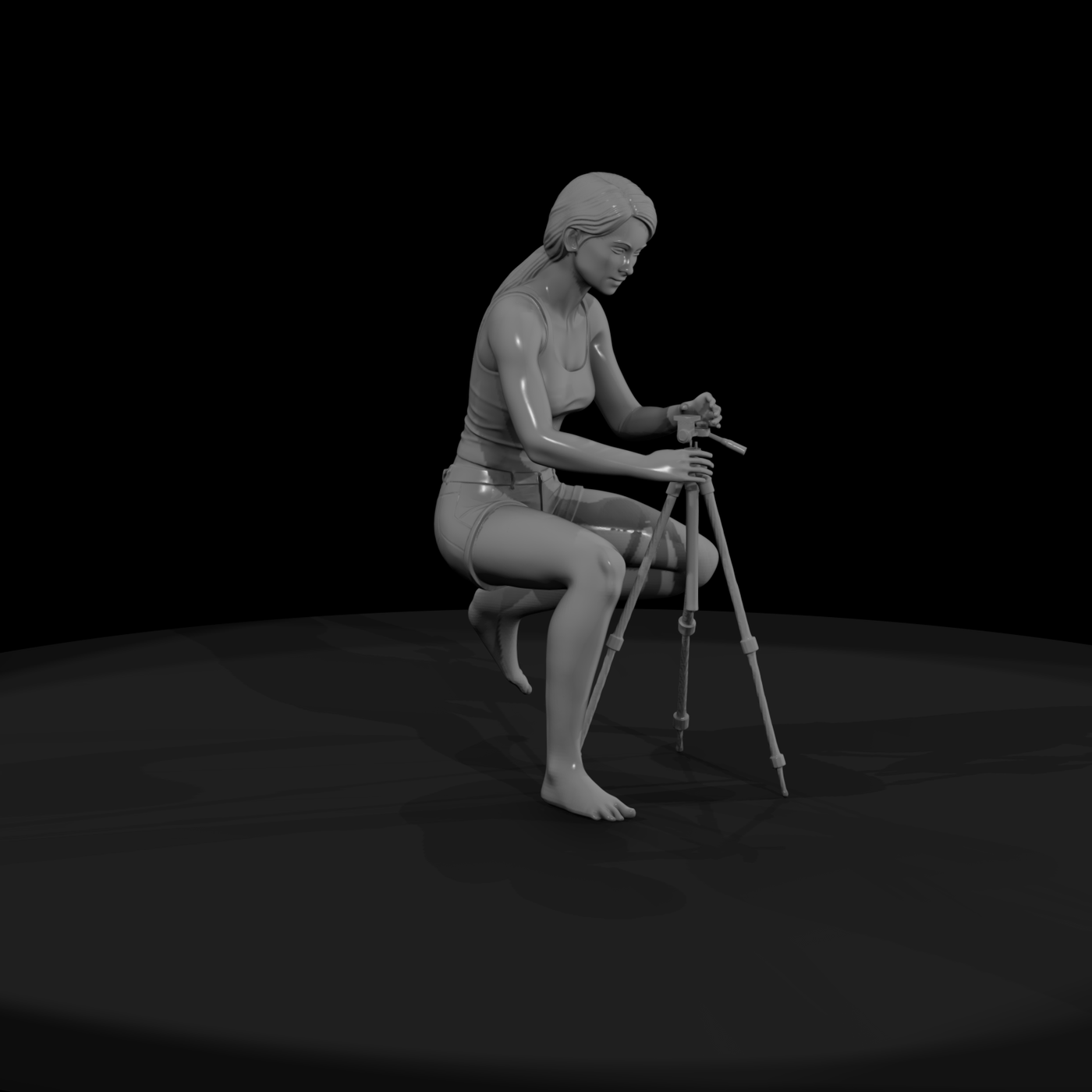 Camera Assistant (Kneeling)