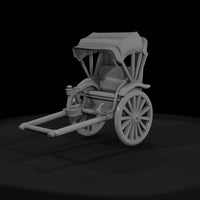 stylized-traditional-rickshaw-3d-printable-diorama-vehicle-315350 — thumbnail 3