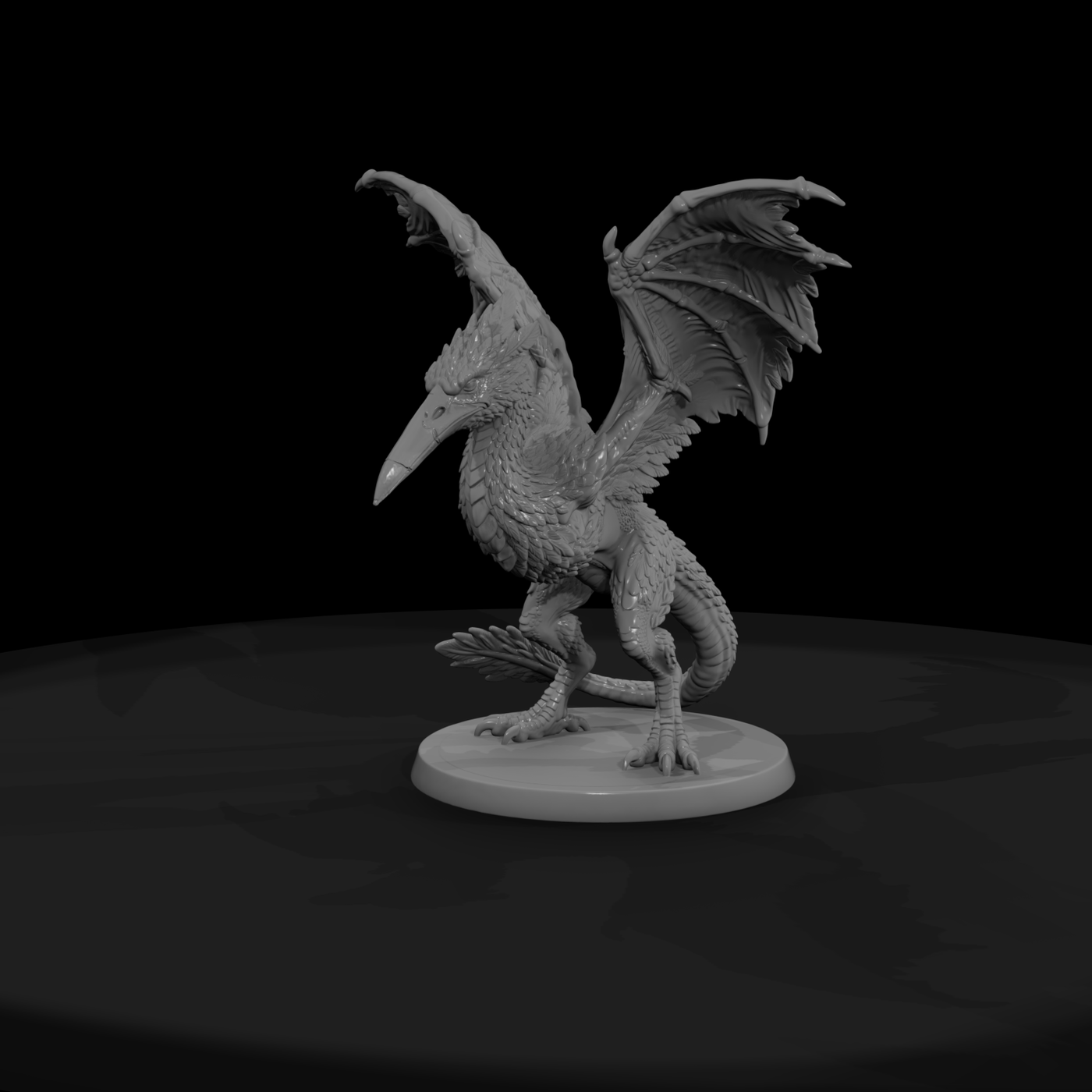 Snallygaster Winged Cryptid