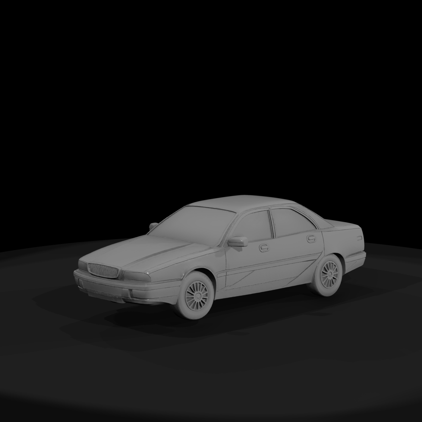 Vintage Luxury Sedan Shell