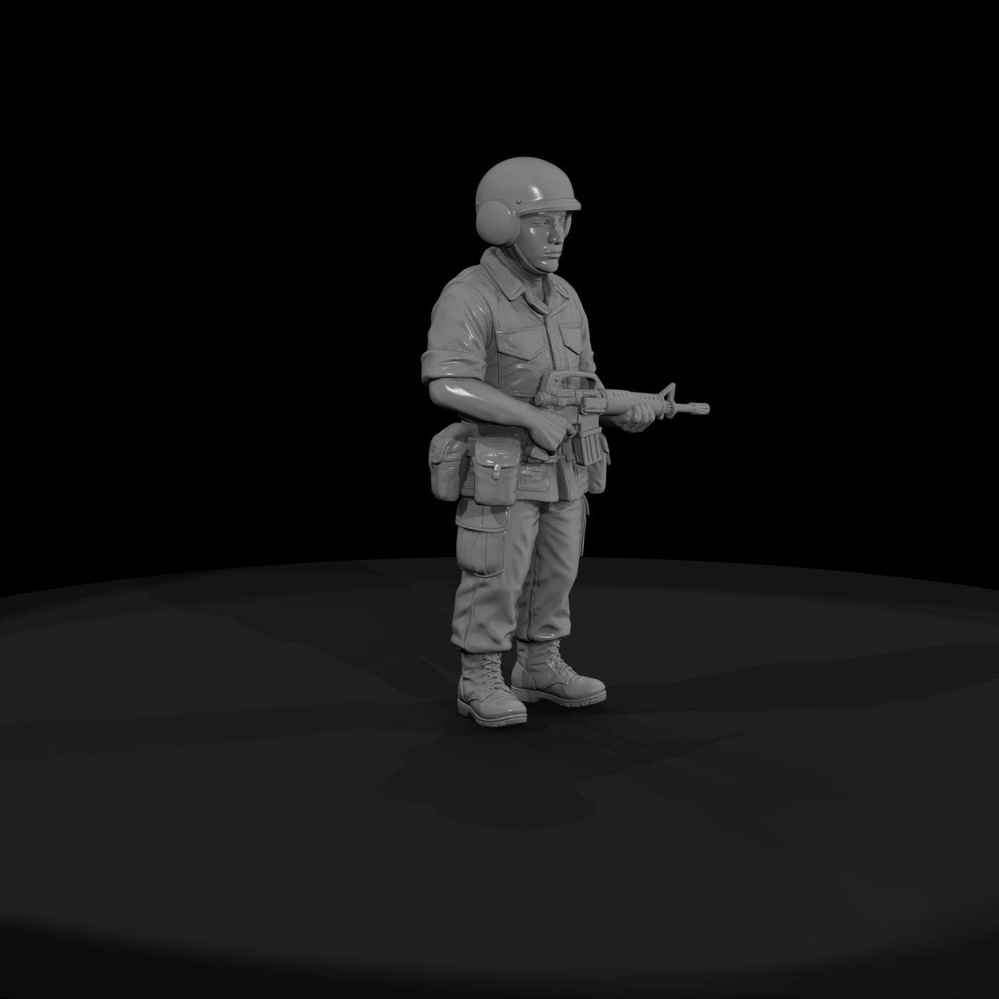 Vn Army 036 Vietnam U S Army Scout Figure