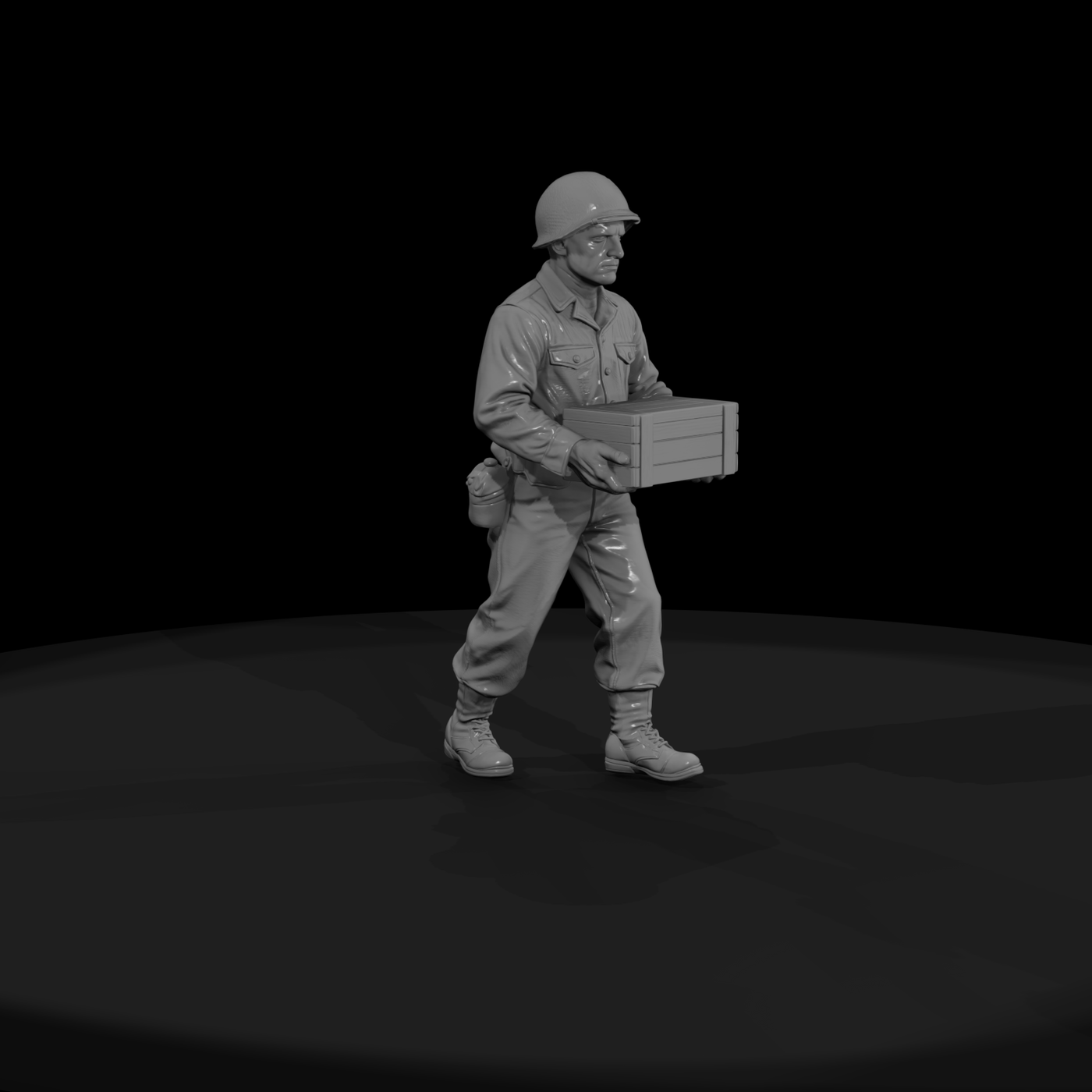 Ww2 Army 026 Wwii U S Army Supply Clerk Figure