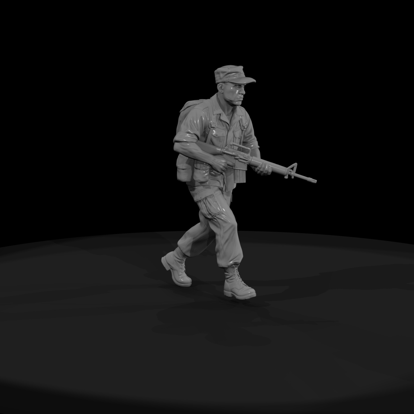 Vn Army 033 Vietnam U S Army Rifleman Figure