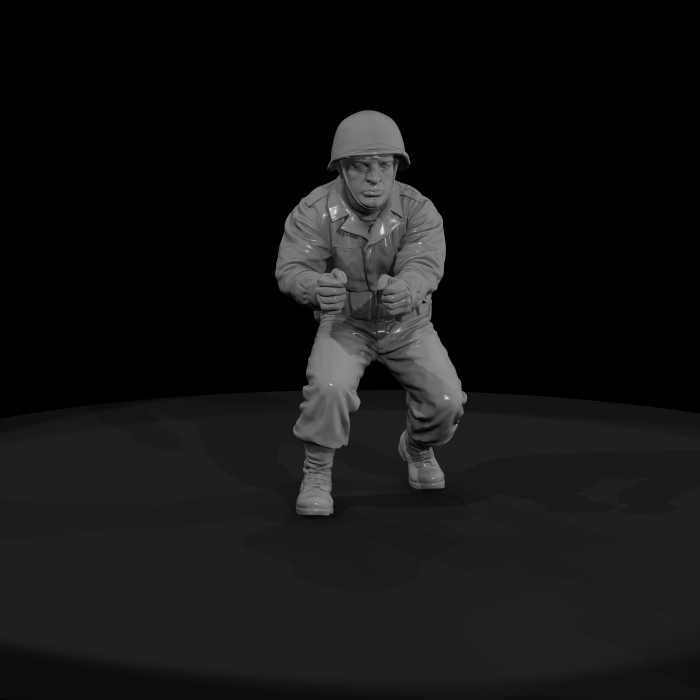 Ww2 Army 072 Wwii U S Army Artillery Crewman Figur