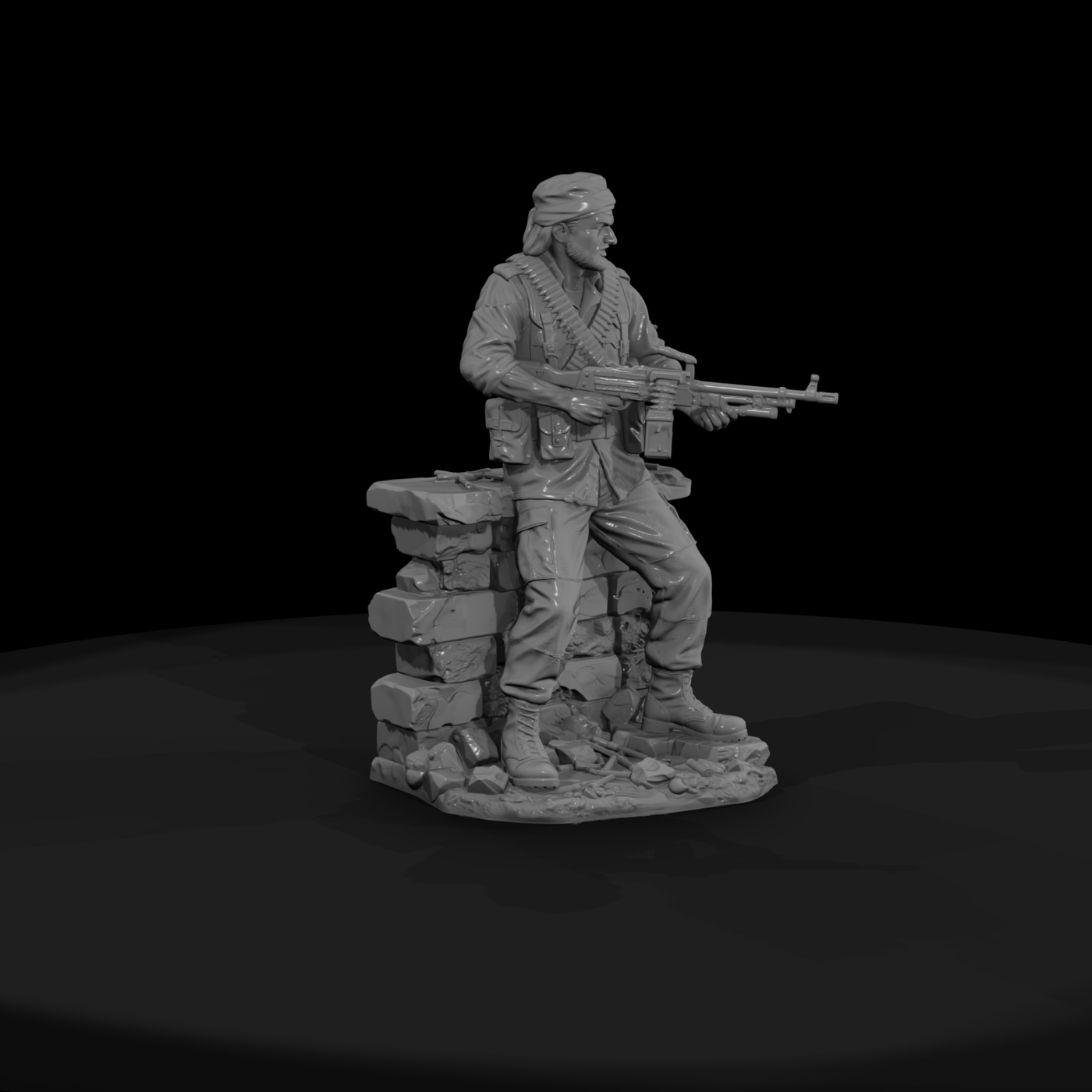 Crm 051 Insurgent Fighter Machine Gunner