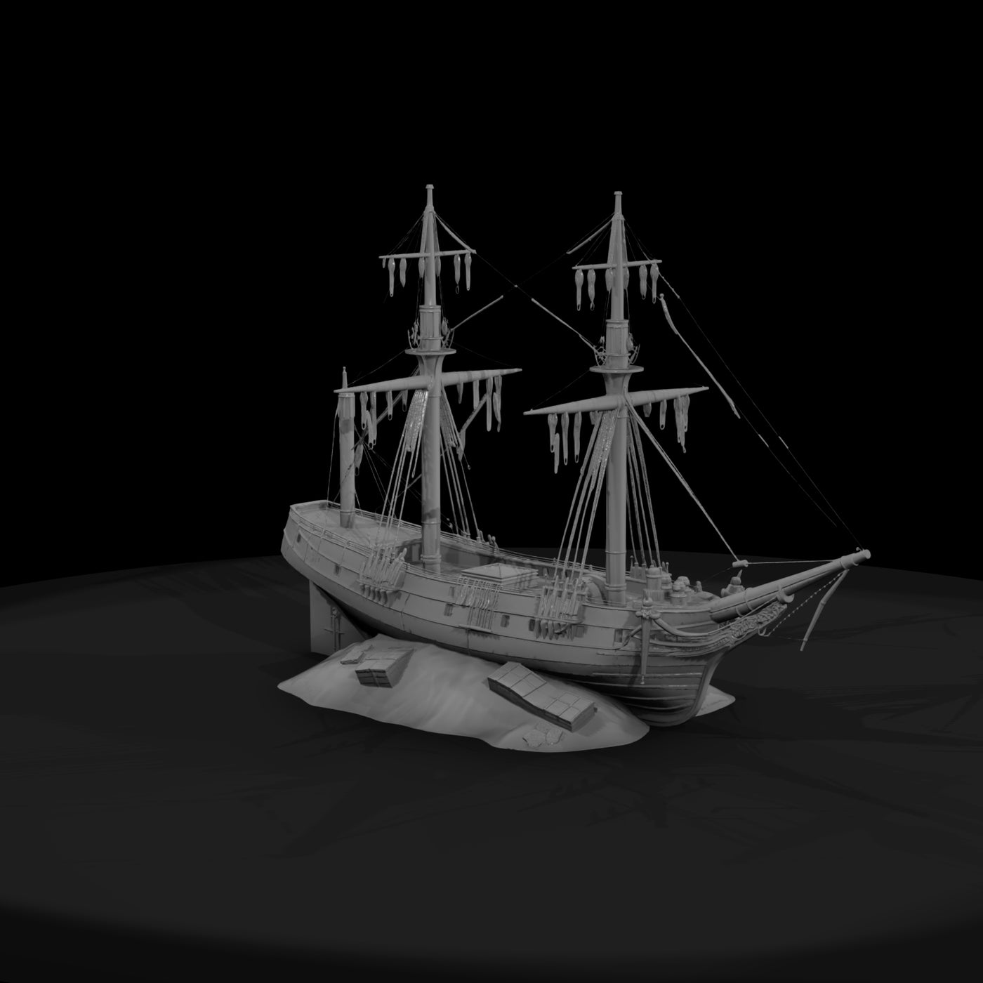 beached-tall-shipwreck-diorama-focal-ho-1-87-085201