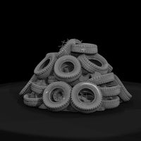 scrap-tire-pile-diorama-scenery-prop-159187 — thumbnail 3